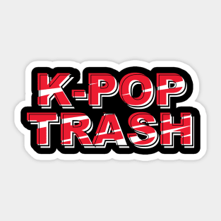 K pop Thrash Sticker